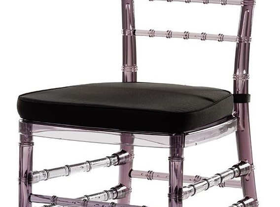 Подушки для стула с липучками черные